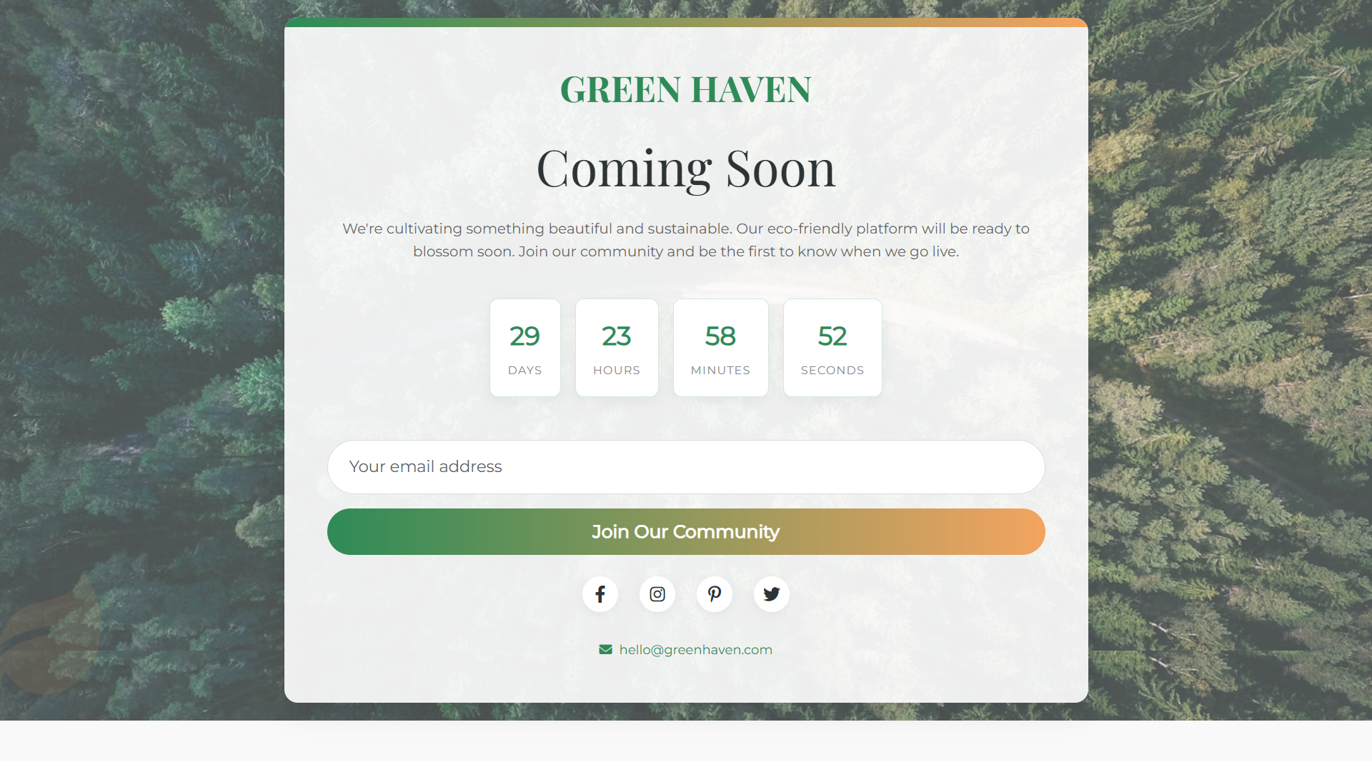 Nature Inspired Template